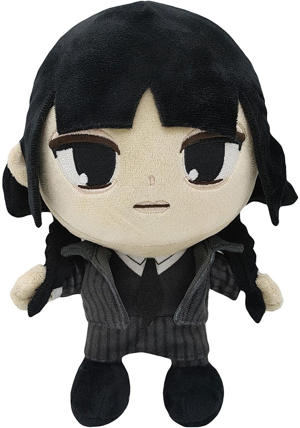 Wednesday Addams Plush Doll Figure Toy 2 - Click Image to Close